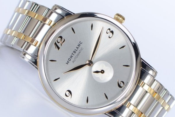 万宝龙101974系列精钢银盘手表避开奢侈品回收的套路 价格可翻倍