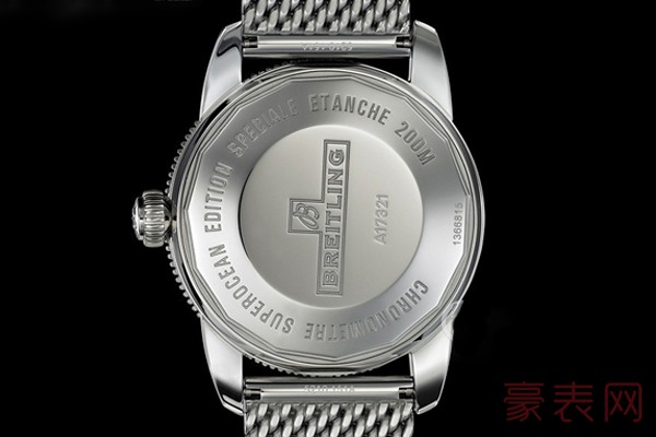 二手百年灵超级海洋文化系列A1732124.BA61.154A手表后背展示图