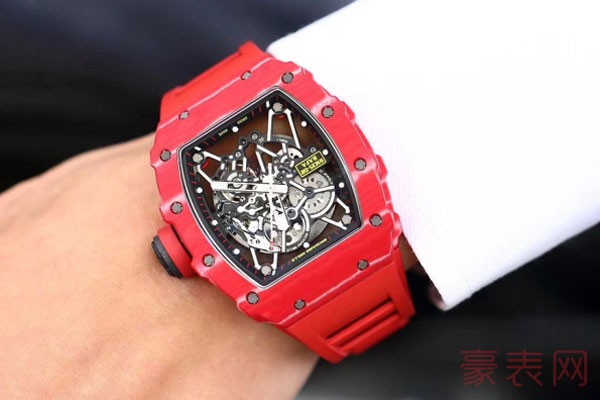 二手理查德米尔RM35-02红魔手表的佩戴图