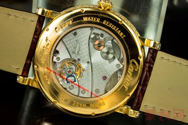 二手卡地亚ROTONDE系列豹子手表的表背展示