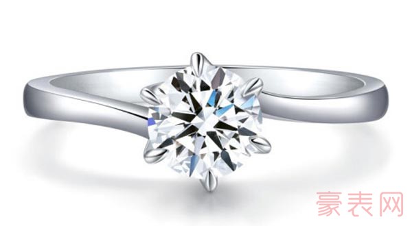 周生生PROMESSA如一系列钻石戒指正面