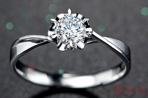 我爱钻石网六爪玫瑰情事钻石戒指