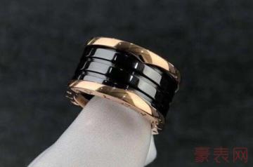 黑色陶瓷宝格丽戒指二手能卖多少钱